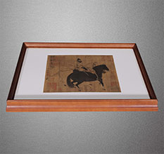 临颍书画装裱配框服务案例